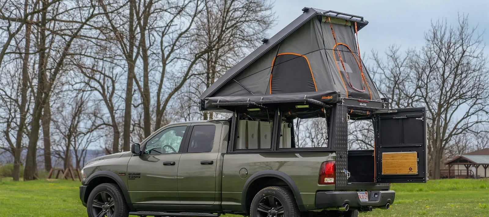 Alu Cab 3-R Roof Top Tent Fit Check For HEST Dually Long